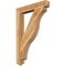 Ekena Millwork Funston Arts & Crafts Rough Sawn Bracket, Western Red Cedar, 4"W x 28"D x 40"H BKT04X28X40FST03RWR - alternate 1